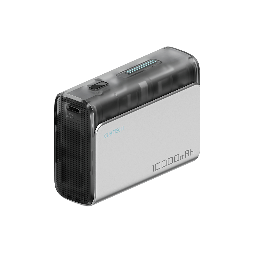 แบตเตอรี่สำรอง CUKTECH AURA PB100S 10000 mAh สีดำ จ่ายไฟสูงสุด 33W